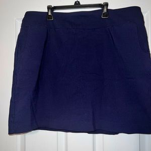 Navy blue skort
